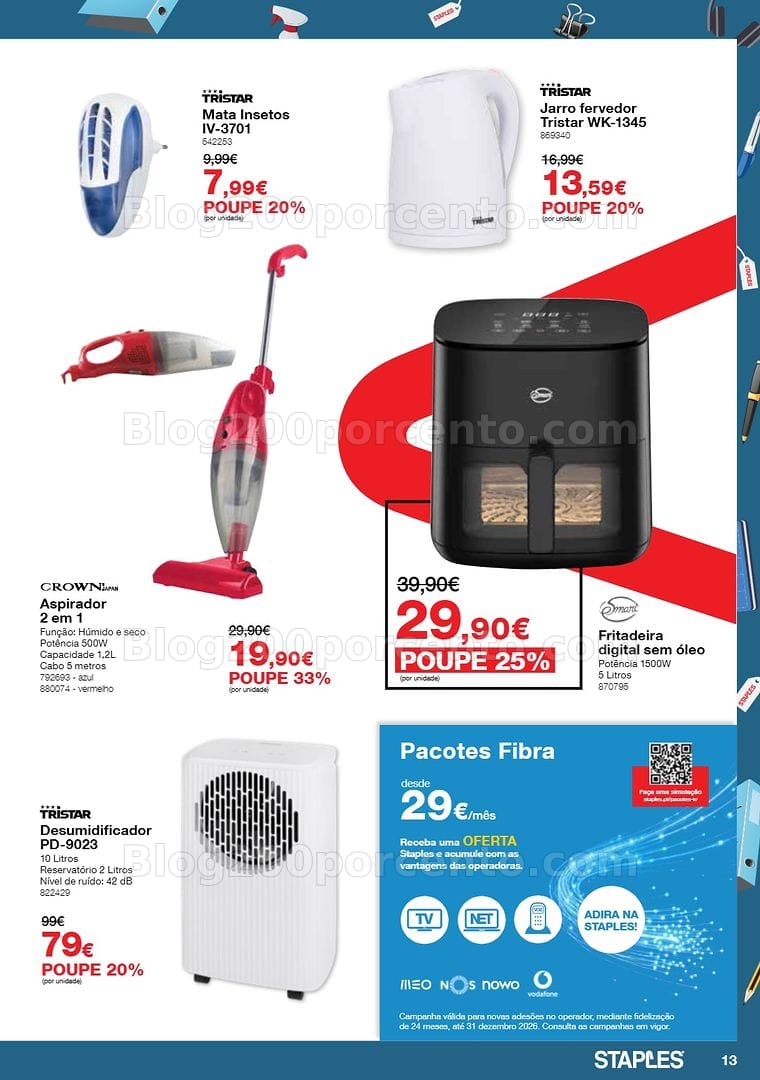 Antevisão Folheto STAPLES Promoções de 8 a 29 outubro